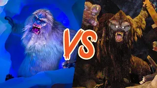 YETI VS YETI - Matterhorn Bobsleds vs Expedition Everest