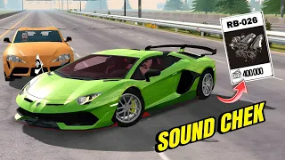 Lamborghini exhaust sound in car parking multiplayer new update