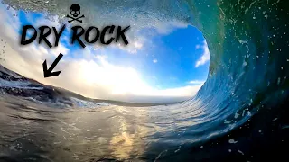 Bodyboarding a Dry Rock SLAB | CRAZY GoPro MAX Footage | Vlog 68