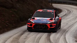 Tests Ott Tanak - Rallye Monte Carlo 2020 - Icy road [HD]