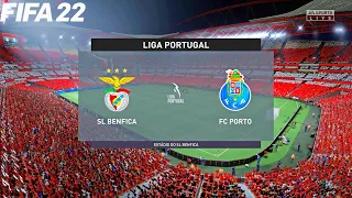 FIFA 22 | Benfica vs FC Porto - Portugal Primeira Liga - Full Match & Gameplay