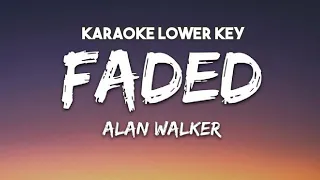 Alan Walker - Faded Karaoke Lower Key