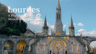 Lourdes, France 🇫🇷 - Walking Tour | Miracle water / Travel in France / A Pilgrimage in 2023