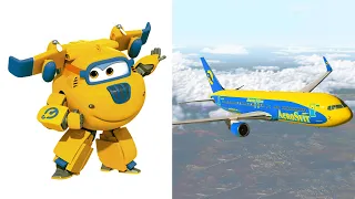 Super Wings Characters In Real Life As Airplane