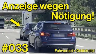 Nötigung mit Folgen, Road-Rage und verrücktes Überholen | Dashcam Deutschland #033 | #germany