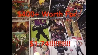 Comic Haul #25 $400+ worth of Comics for $1.74!!!!