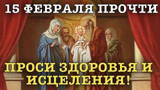 ВСЕГО 30 СЕКУНД! ПРОСИТЕ ЗДОРОВЬЯ, ИСЦЕЛЕНИЯ СЕЙЧАС! 15 февраля   Сретение Господа Бога