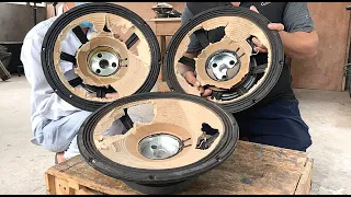 3000W power 3 bass subwoofer restoration // Super loud subwoofer design