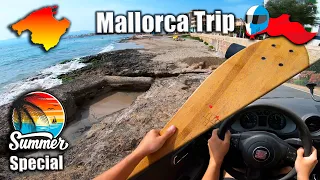 2022 Mallorca Summer Trip POV 4K [Test Drive Hero] Longboard, Motorcycle, Car driving