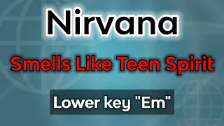 Smells Like Teen Spirit - Nirvana (acoustic karaoke low key)