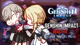 💛✨ Fontaine React to Lumine ( Traveler ) || Gacha Club || Genshin Impact