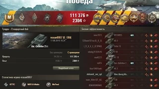 Bat.-Châtillon 25 t! Стоит быть хитрым и коварным в бою!