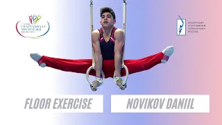 Winner 🥇 Russian Summer Youth Spartakiad - Daniil NOVIKOV - Floor Exercise - CIII