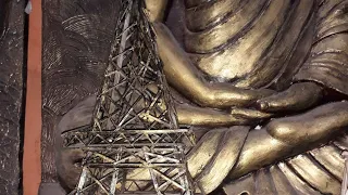 How to make Eiffel tower bamboo sticks