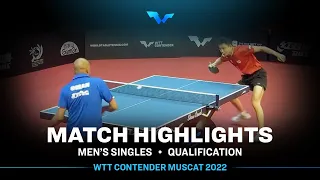 Yan Sheng vs Asad Alraisi | MS | WTT Contender Muscat 2022 (Qual)