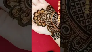 Simple Palm Mehndi Design | Latest Arabic Mehndi Design | New Easy Beautiful Mehndi Designs #shorts