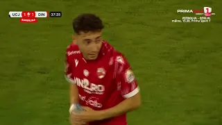 GOOOL! U Cluj - Dinamo 1-1. Ahmed Bani restabilește egalitatea, la prima ocazie a ”câinilor”