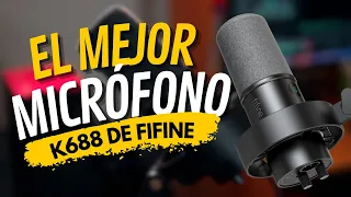 ESTE MICRÓFONO ES INCREÍBLE 🎙️ PROFESIONAL, CALIDAD/PRECIO, K688 FIFINE REVIEW