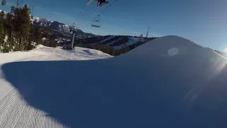 Flying Frank Ski Jumping in the Big Sky Terrain Park - January 2, 2018