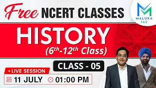 FREE NCERT CLASSES | HISTORY | CLASS 5 | ENGLISH MEDIUM | MALUKA IAS