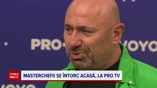 Reacțiile chef-ilor Sorin Bontea, Florin Dumitrescu și Cătălin Scărlătescu după revenirea la PRO TV