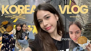 [VLOG] passeando em hongdae 🍦 + comida de rua em myeongdong 🥟 홍대, 명동