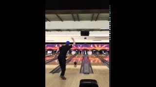 Bowling 3-7-10 split attempt
