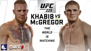 UFC 229: Conor McGregor vs Khabib Nurmagomedov (Championship fight simulation in EA Sports UFC 2)