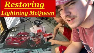 Restoring Lightning McQueen Car