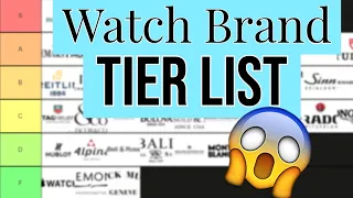Watch Brands Tier List! (Rolex, Patek, Omega, Seiko, etc.)