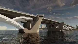 Большой Смоленский мост в Санкт-Петербурге (проект)