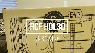 UNBOXING HDL30 #RCF #HDL30