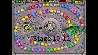 {Zuma Deluxe} Puzzle mode by Iam: Stages 10-12