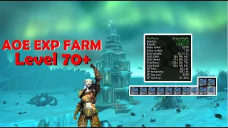 Wotlk AOE exp and gold farm lvl 70-80. Non-stop farming, almost instant respawns