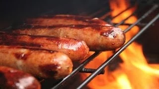 Как приготовить сосиски на гриле.  | How to cook sausages on the grill.