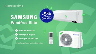 Pravaklima.si ❄️ Samsung Windfree Elite ❄️ klimatska naprava