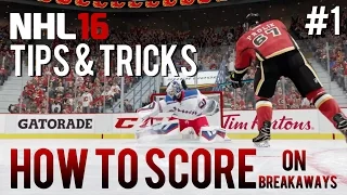 NHL 16: Tips & Tricks #1 - How To Score on Breakaways