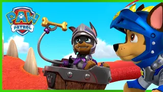 PAW Patrol Rescue Knights save the golden bone! | PAW Patrol | Cartoons for Kids Compilation
