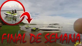 ANDEI DE JETSKI E COMI UM CARNEIRO TOP! - FINAL DE SEMANA!