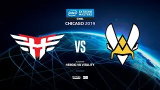 Heroic vs Vitality - IEM Chicago 2019 - map2 - de_dust2 [Smile & Anishared]