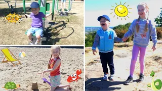 Adriana and Markus had Fun on the BEACH, Helsby Hill and Outdoor Gym