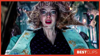 gwen stacy death scene | The Amazing Spider-Man 2 (2014) Movie CLIP 4K