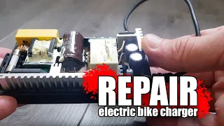 🛠 Electric Bike Charger Repair. Easy fix of e-bike battery faulty charger