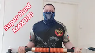 Super Hard Haoying Max 100 power twister x 5 reps underhand grip with rope