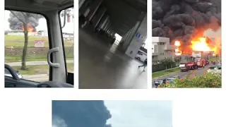 Singapore gas company fire