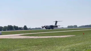 A400M landing Oshkosh 2021