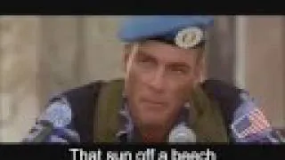 Guile Speech from Street Fighter The Movie - with Subtitles