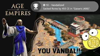 Age of Empires II: DE - Victors and Vanquished - Sacked Rome by 455 CE in Gaiseric (406) Achievement