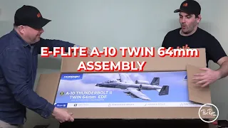 E-Flite A-10 Thunderbolt Twin 64mm BNF UNBOX, Assembly