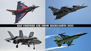 RAF Cosford Air Show 2022 Highlights including F-35B Lightning 4K